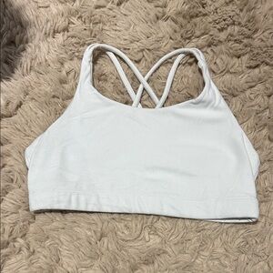 Athleta White Cross-Back Tank Top